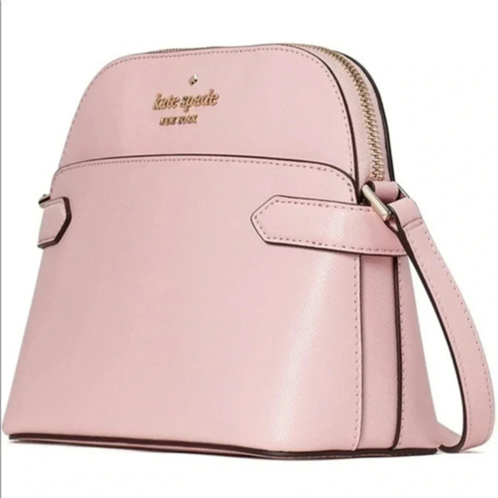 Kate Spade Baby Pink Saffiano Crossbody Bag Zip Top NWT​